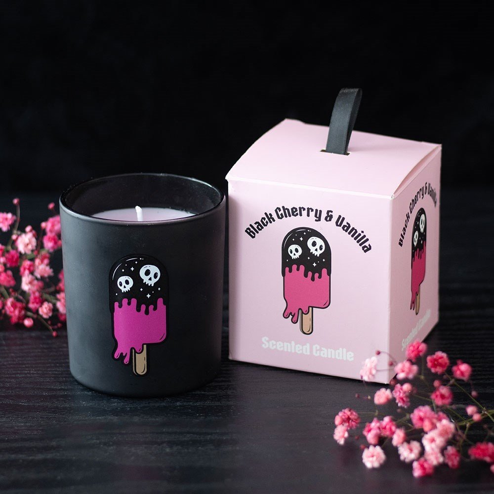 Something Different - Black Cherry & Vanilla Bougie Parfumée - Noir/Rose